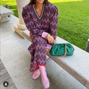 Zara cow leather boots bloggers fav